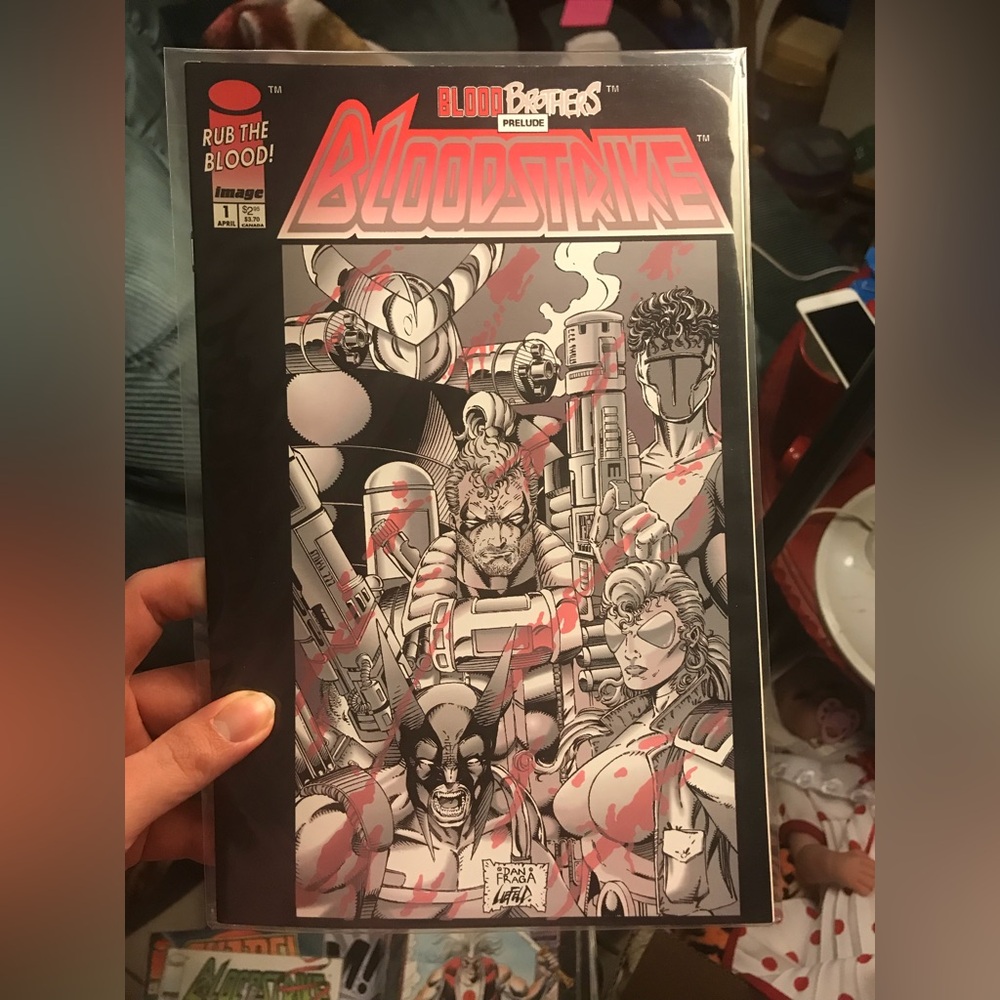 1993 B L O O D S T R I K E No. 1 comic book